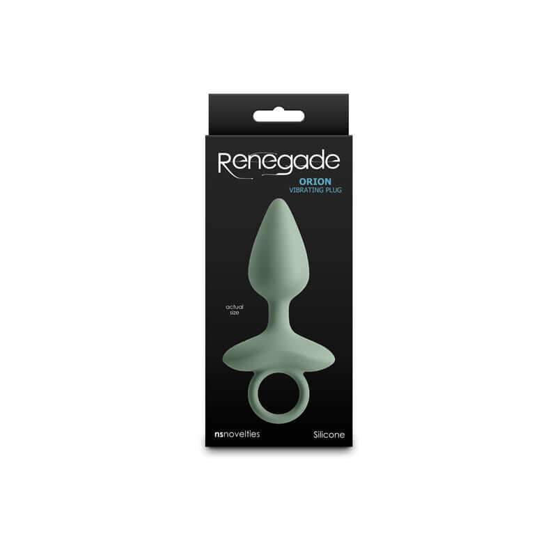 Renegade Orion - Sage - Green 13 cm USB Rechargeable Vibrating Butt Plug